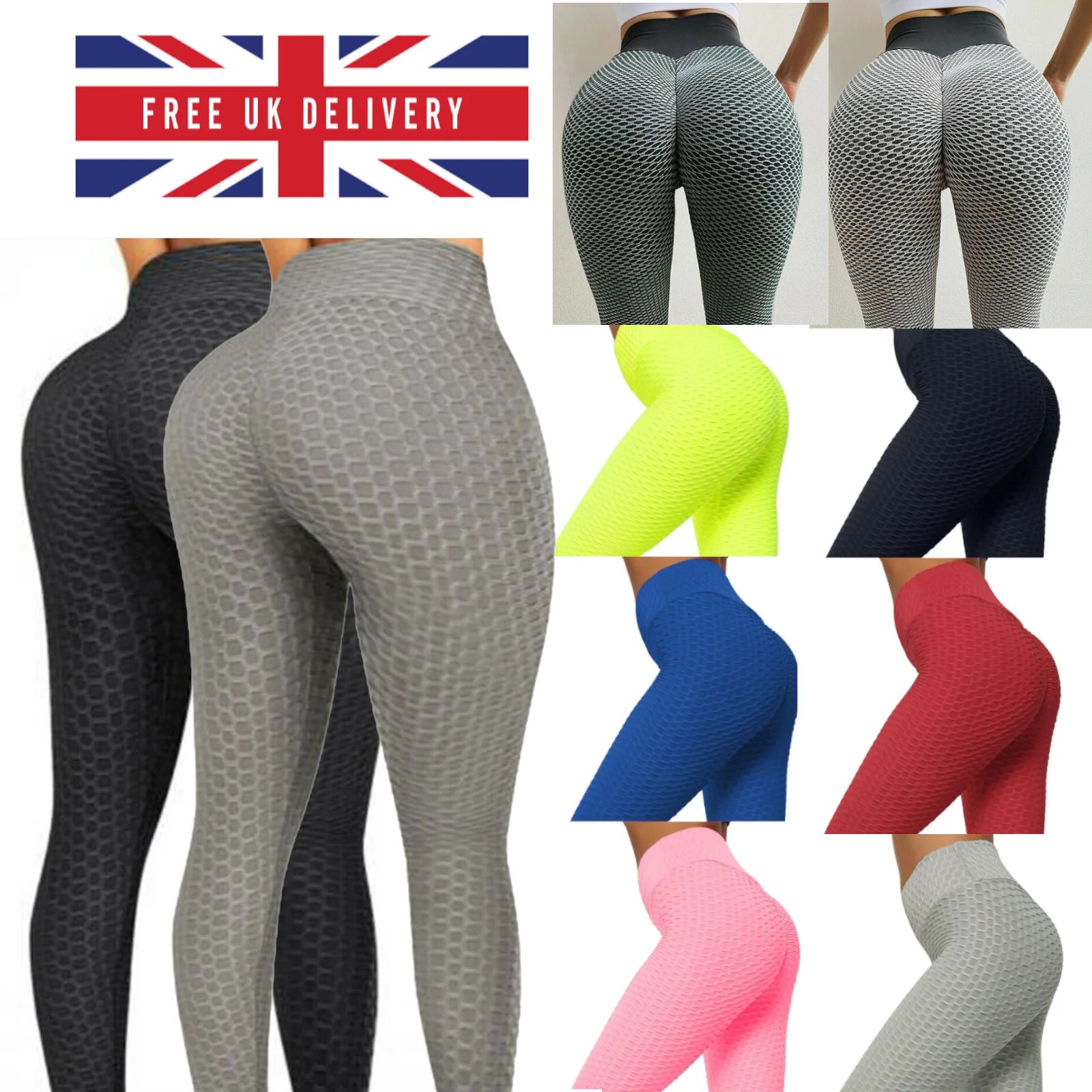 High Waist Gym Leggings Fitness Sports Running Yoga Stretch Pants