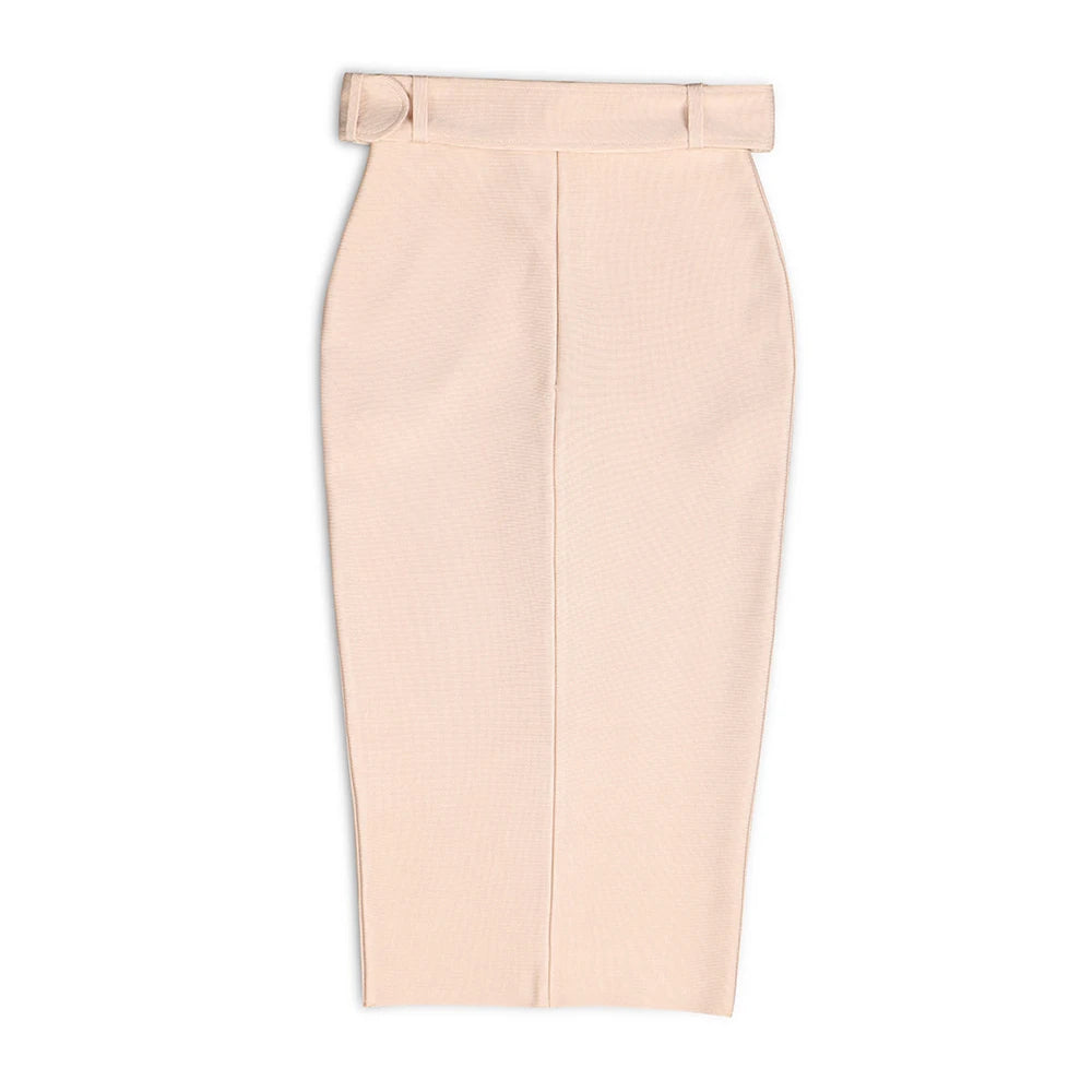 High Waist Bandage Midi Pencil Skirts