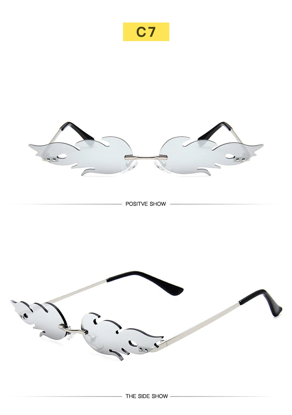 Luxury Fire Flame Sunglasses