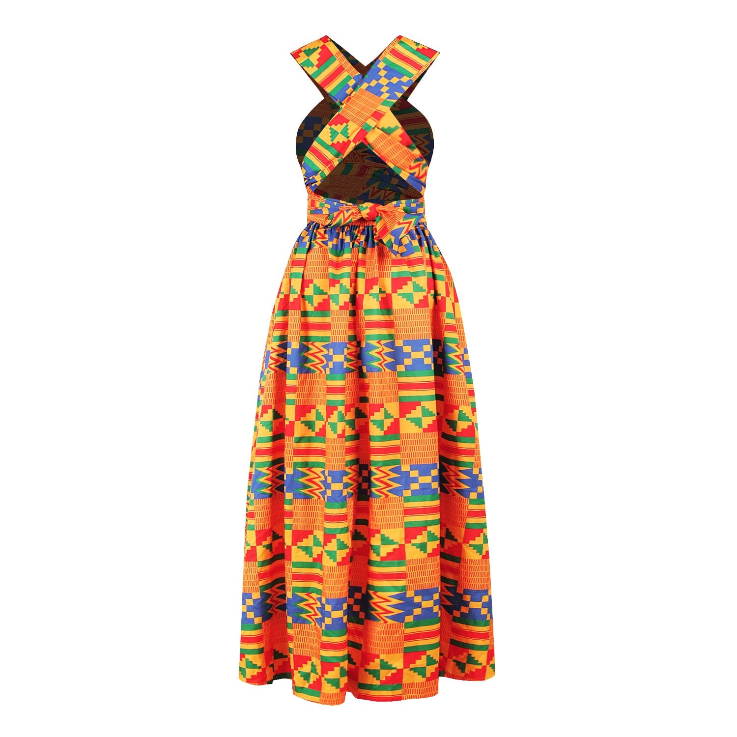 Dashiki Ankara Maxi Sundress