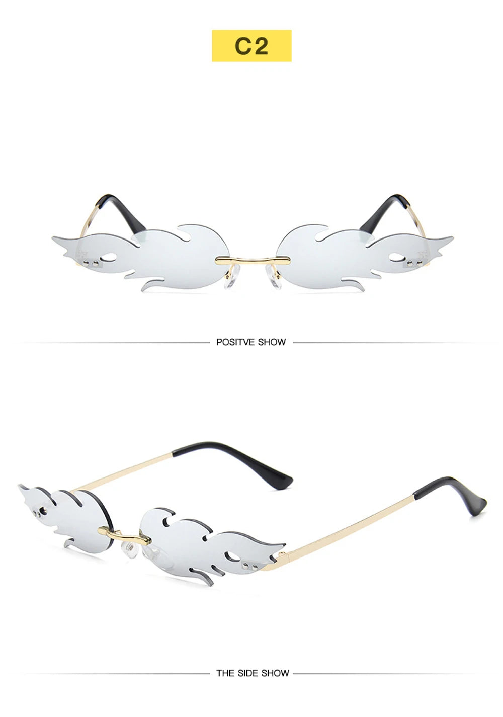 Luxury Fire Flame Sunglasses