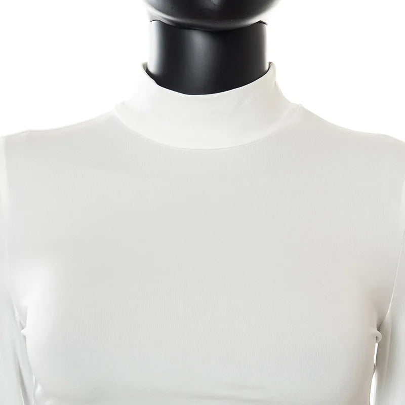 Elegant Long Sleeve Ruched Top and Skirts Two Piece Sets