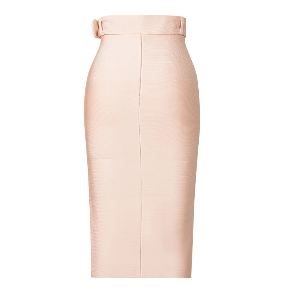 High Waist Bandage Midi Pencil Skirts