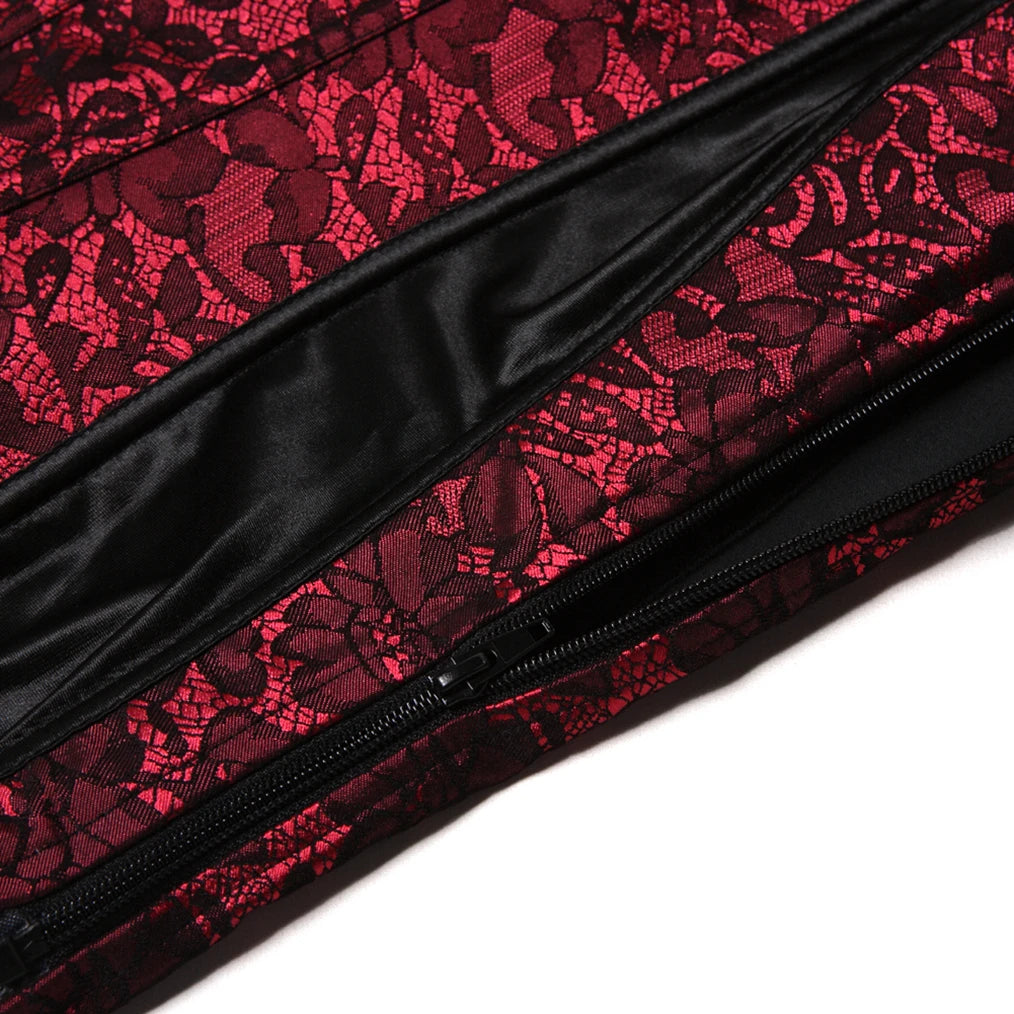 Gothique Zipper Corsets with Straps