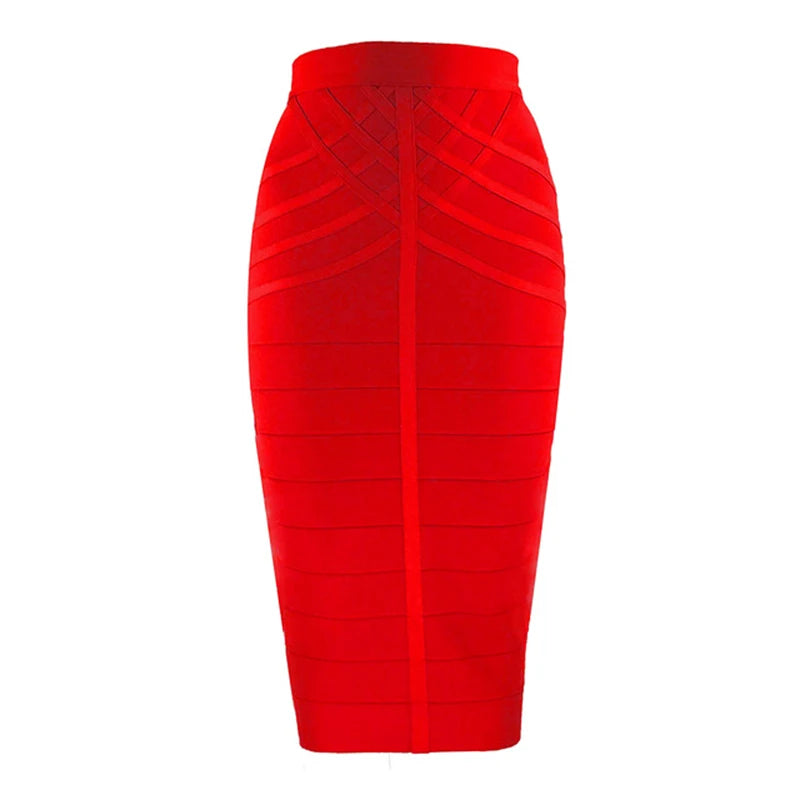 Bandage Midi Vintage Skirts