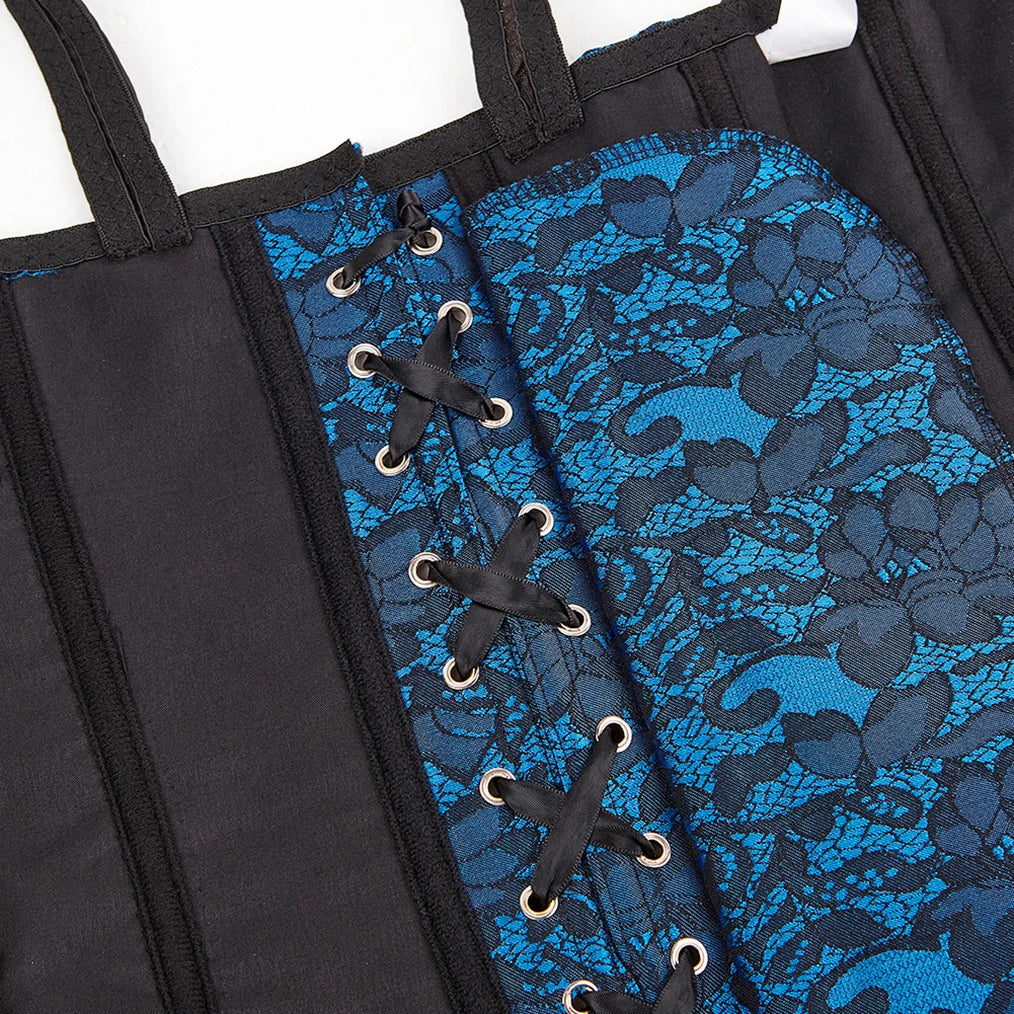 Gothique Zipper Corsets with Straps