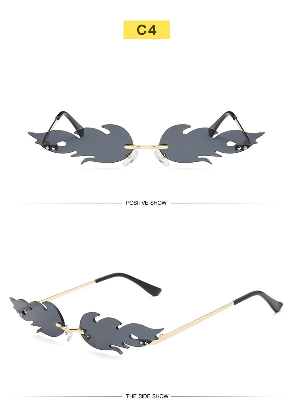 Luxury Fire Flame Sunglasses