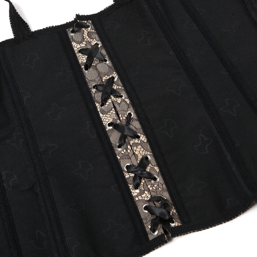 Gothique Zipper Corsets with Straps