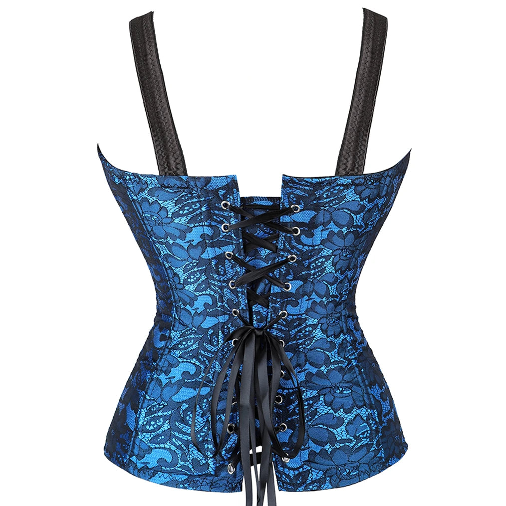 Gothique Zipper Corsets with Straps