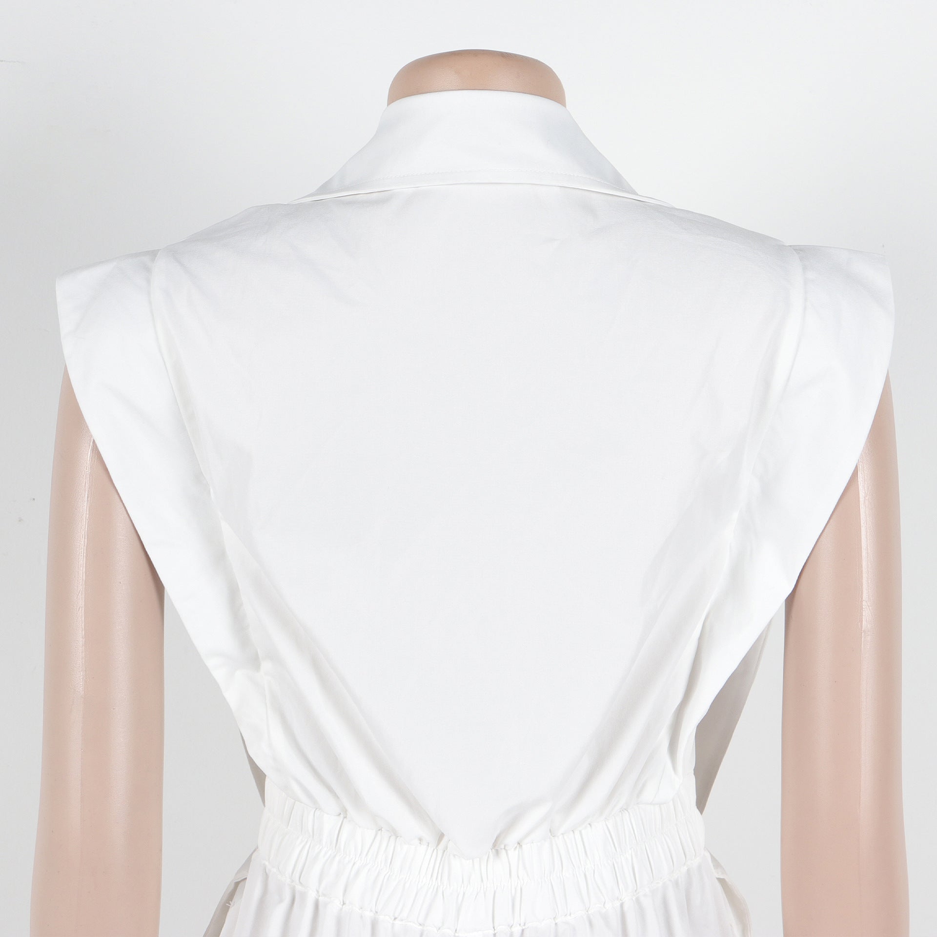 Sleeveless High Waist Hollow Out Short Playsuits Jumpsuit