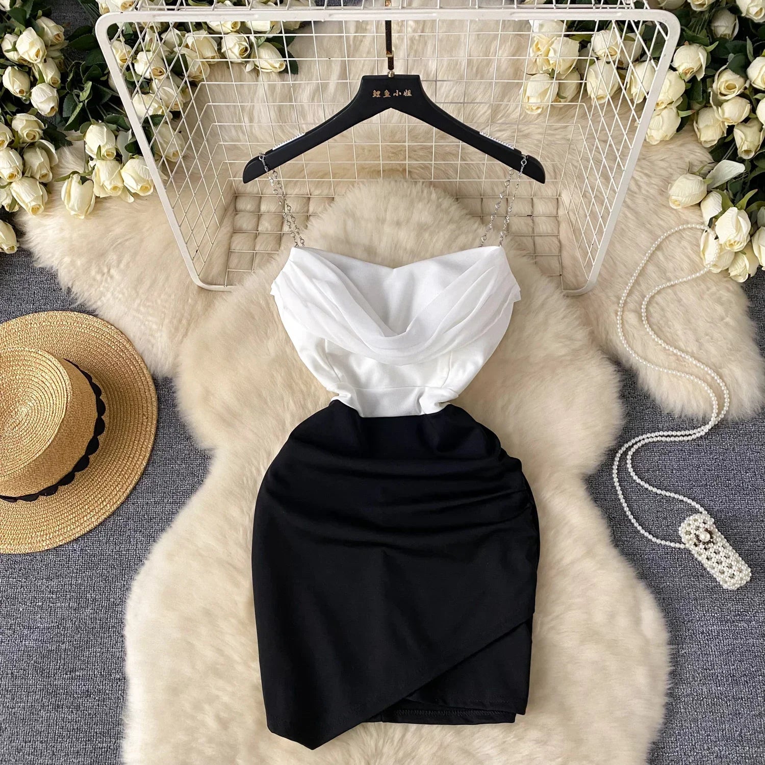 Pleated  Vintage Chic Slim Pencil dresses