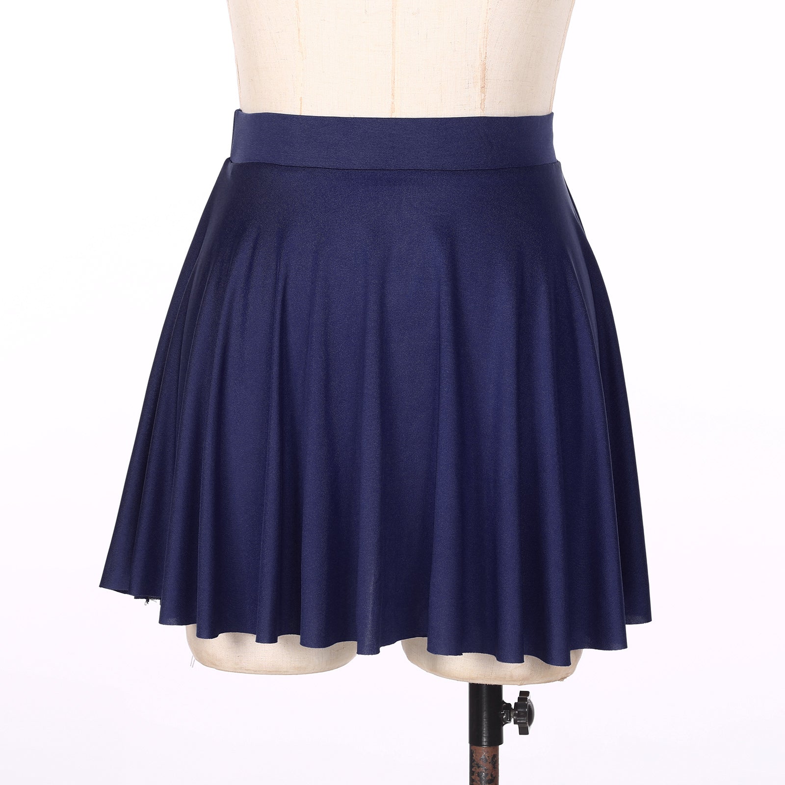 Elastic Waistband Flared Ruffles Skirts