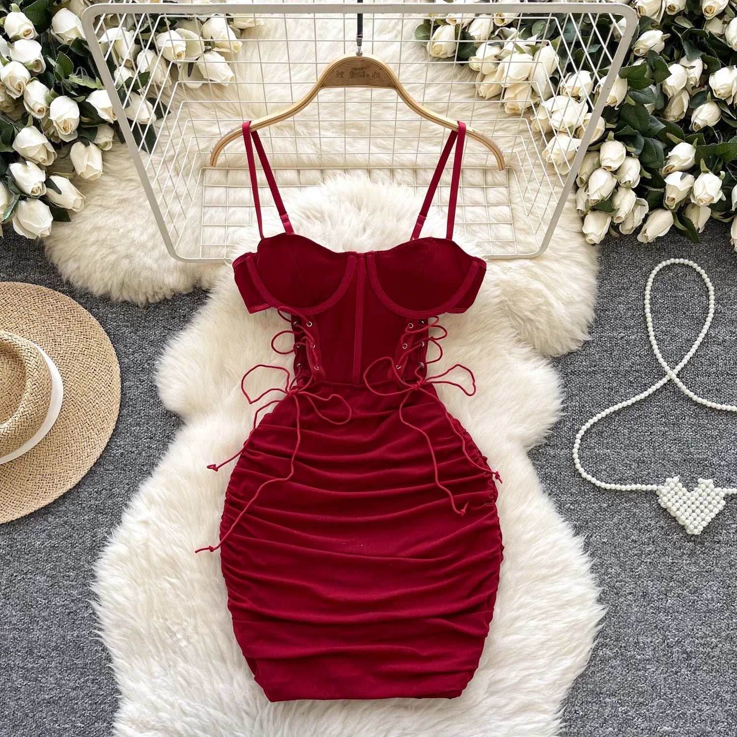Chic Vintage Cutout  Slim summer Pencil dress