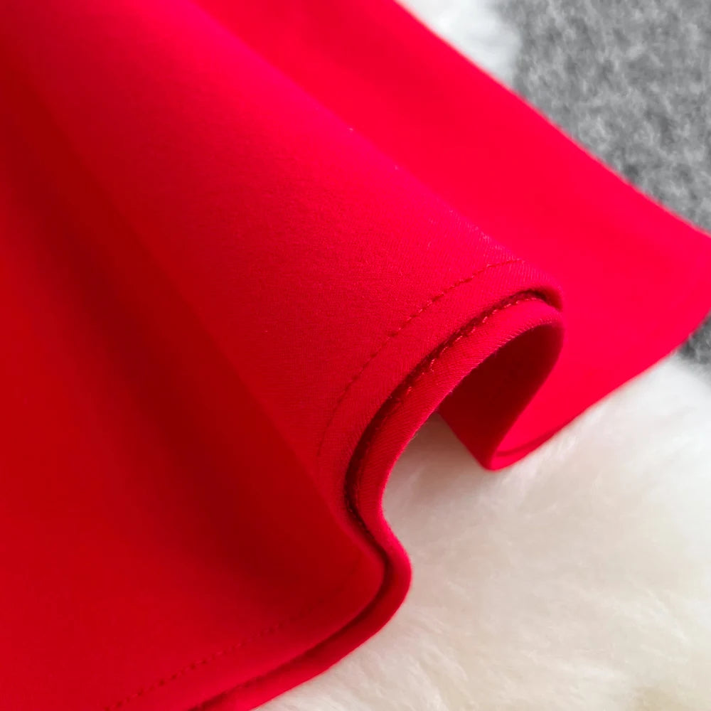 Irregular Mermaid Pleated Ruffle Mid-length Skirts