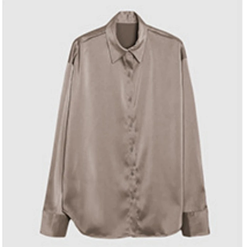 Satin Silk Vintage Blouse
