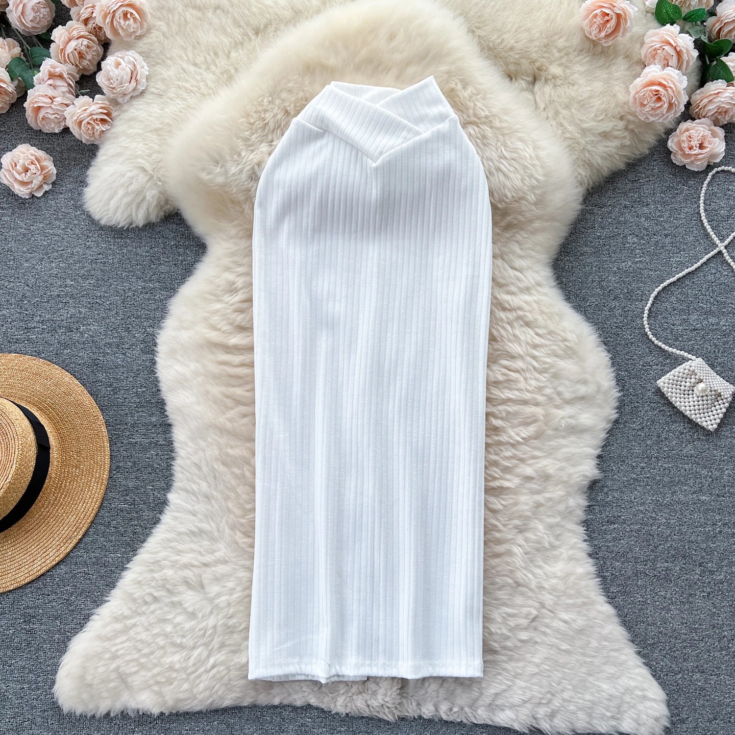 Autumn Elastic High Waist Y2K Classic Skirt