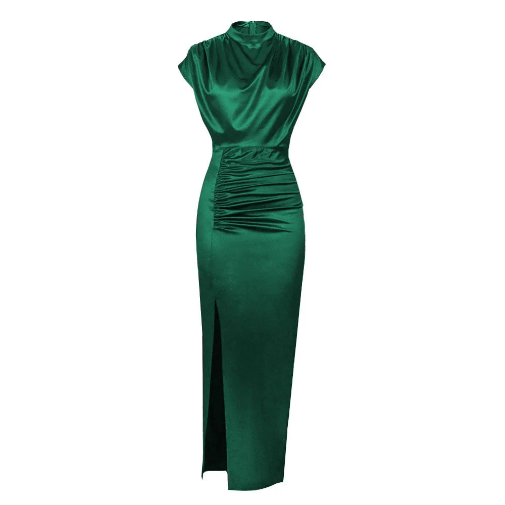 Satin Split High Grade Dress