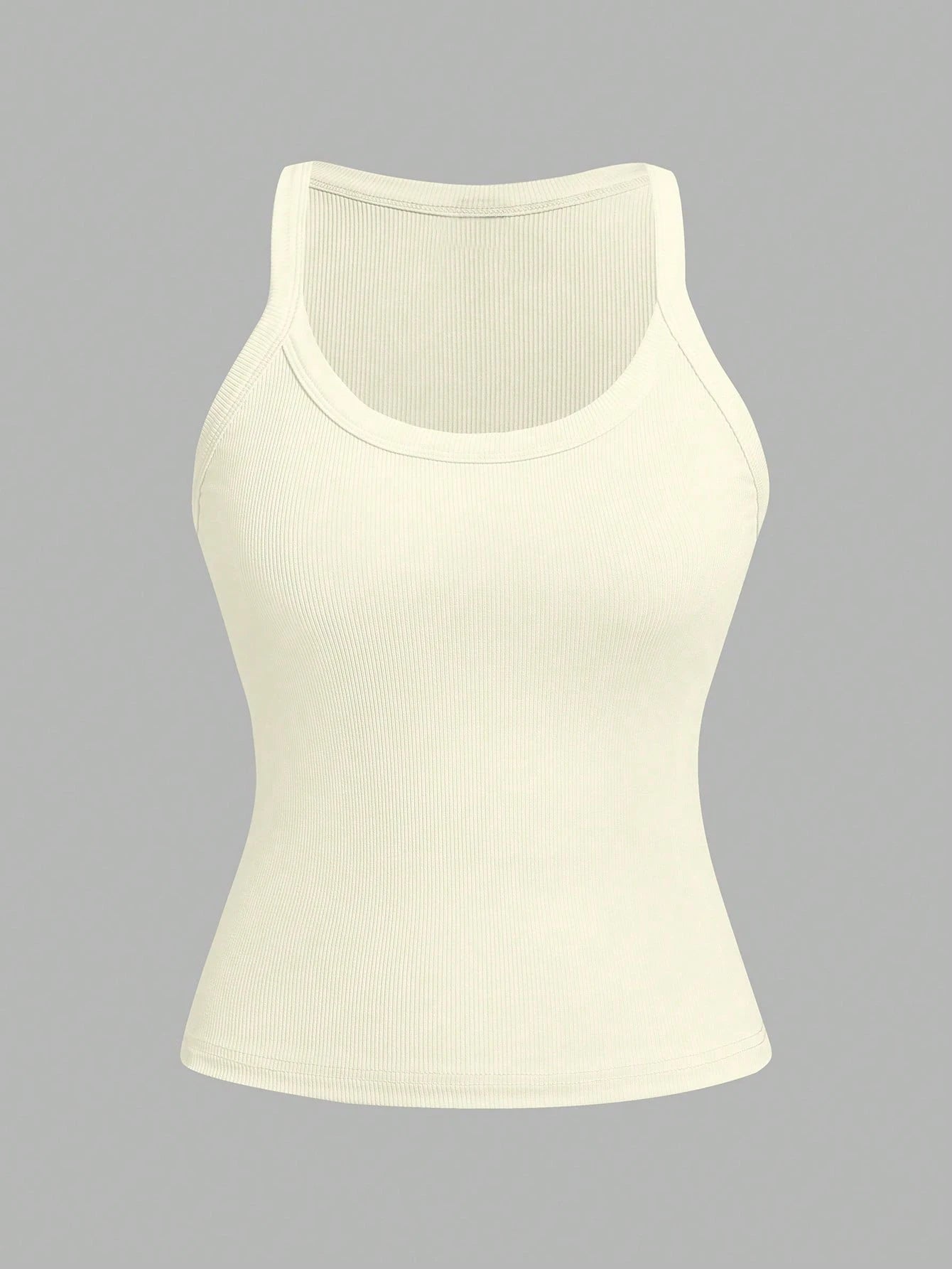 3 Pieces Basic Knitted Vintage Sleeveless Tank Top