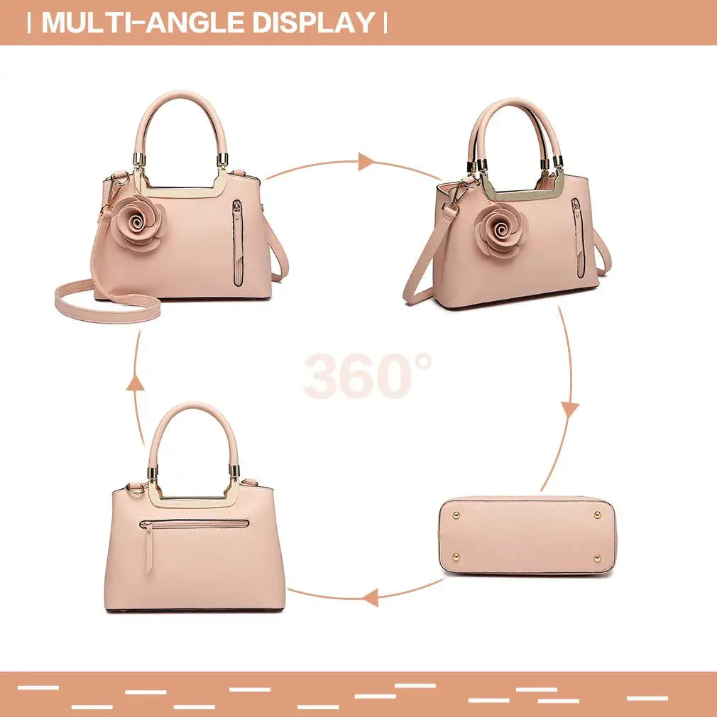 PU Leather Crossbody Top Handle Handbags