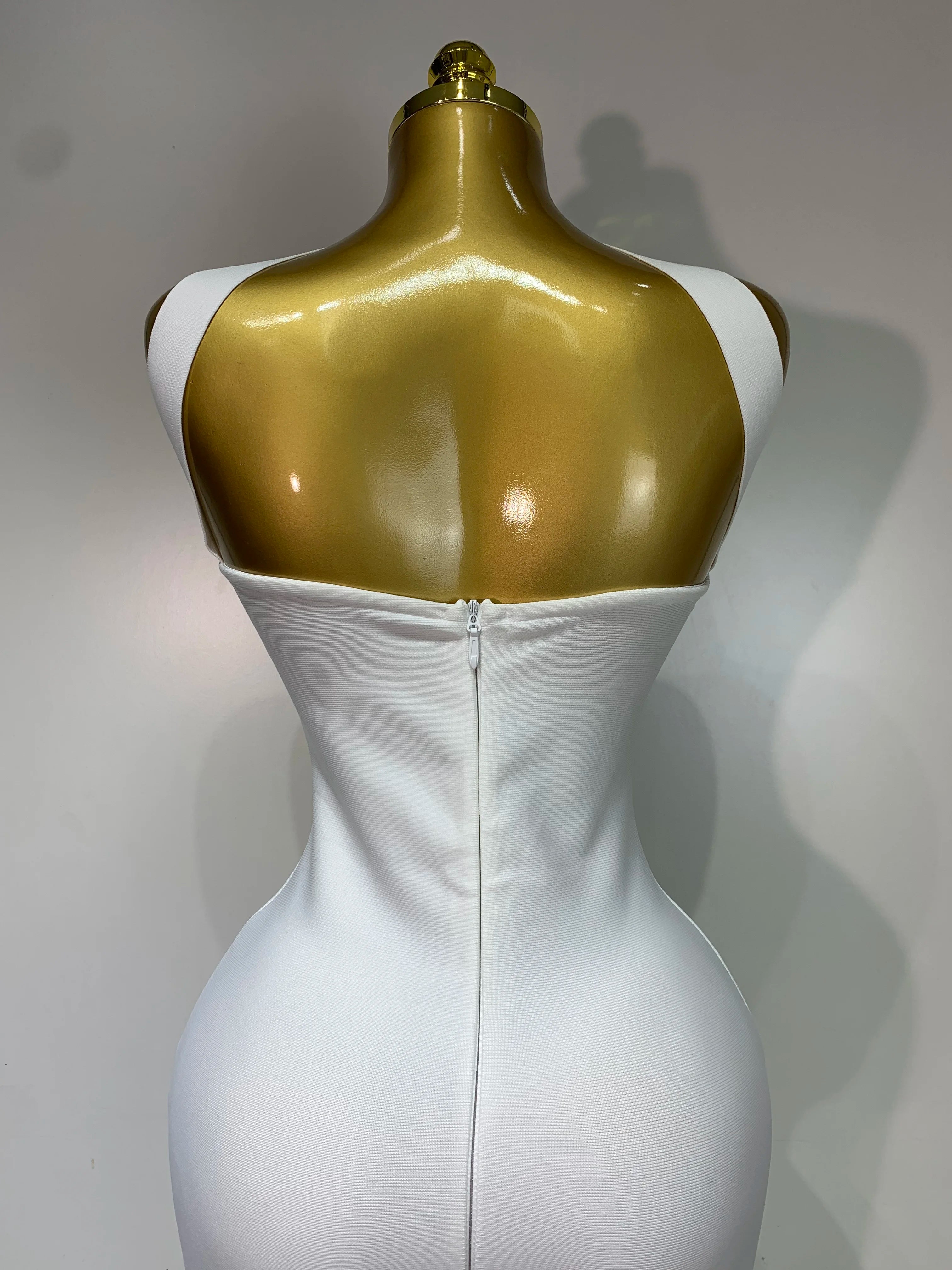 Backless Bodycon Bandage Sleeveless Maxi Long Elegant Luxury Dress