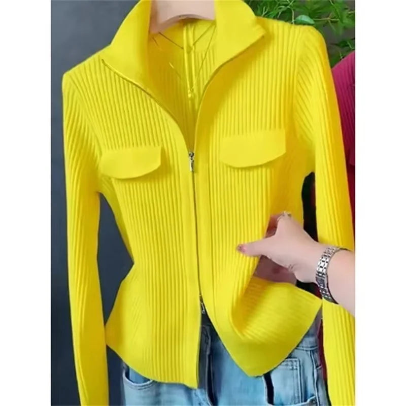 Knitted Sweater Short Cardigan Jacket