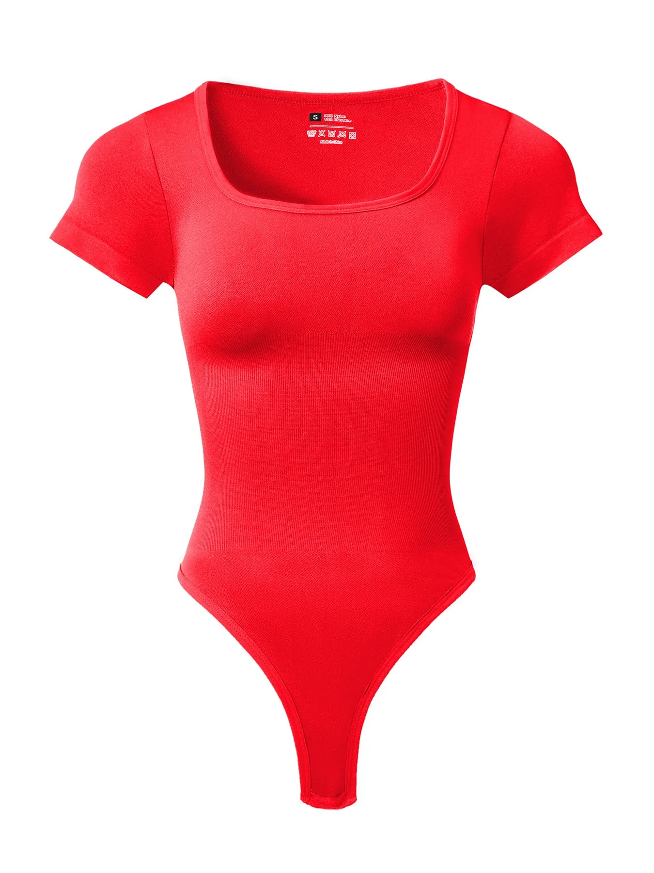 Seamless Square Neck T-shirt Bodysuit