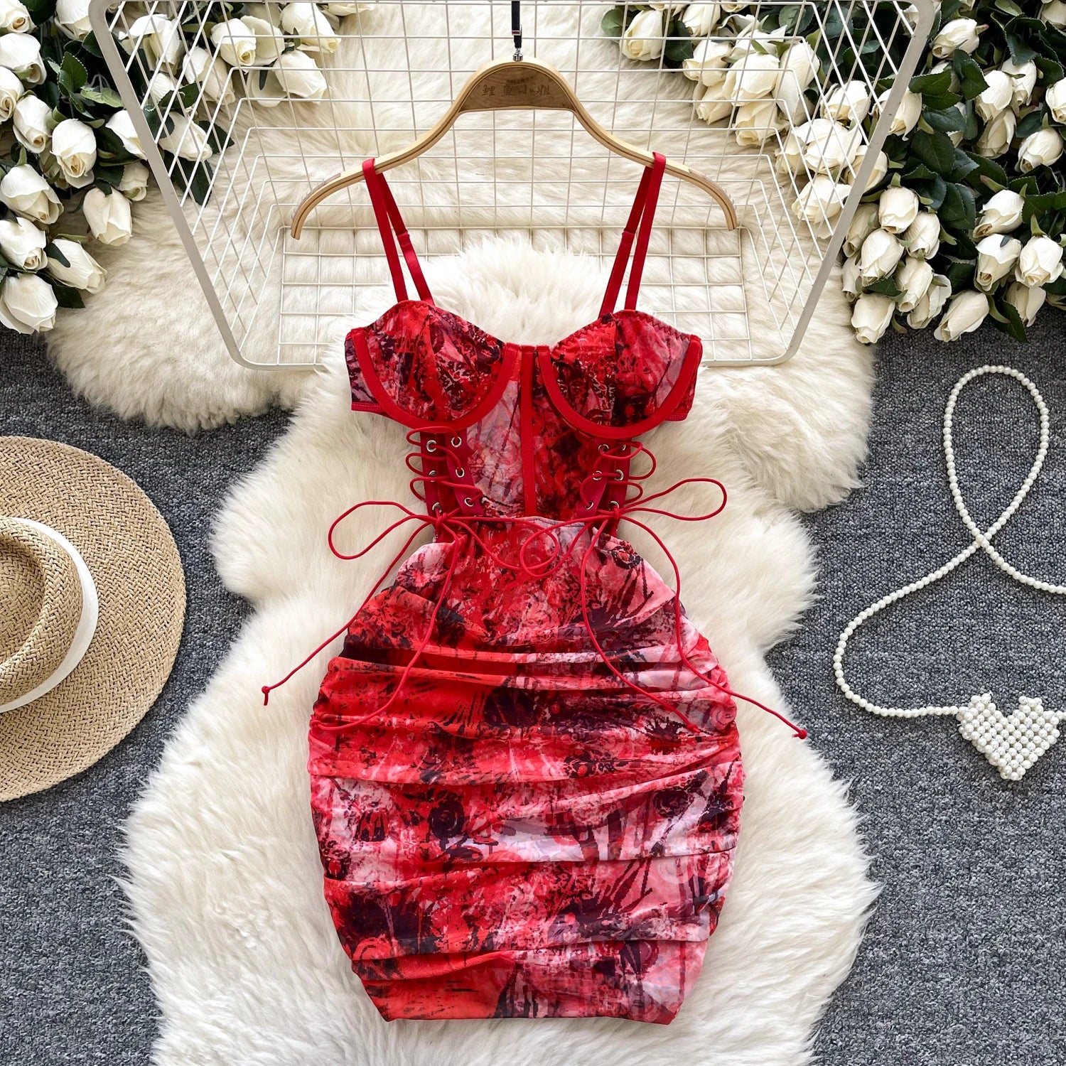 Chic Vintage Cutout  Slim summer Pencil dress