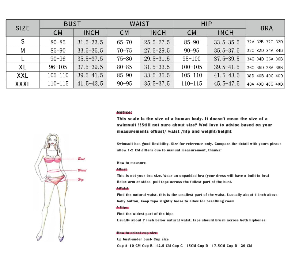 Three Pieces Swimwear