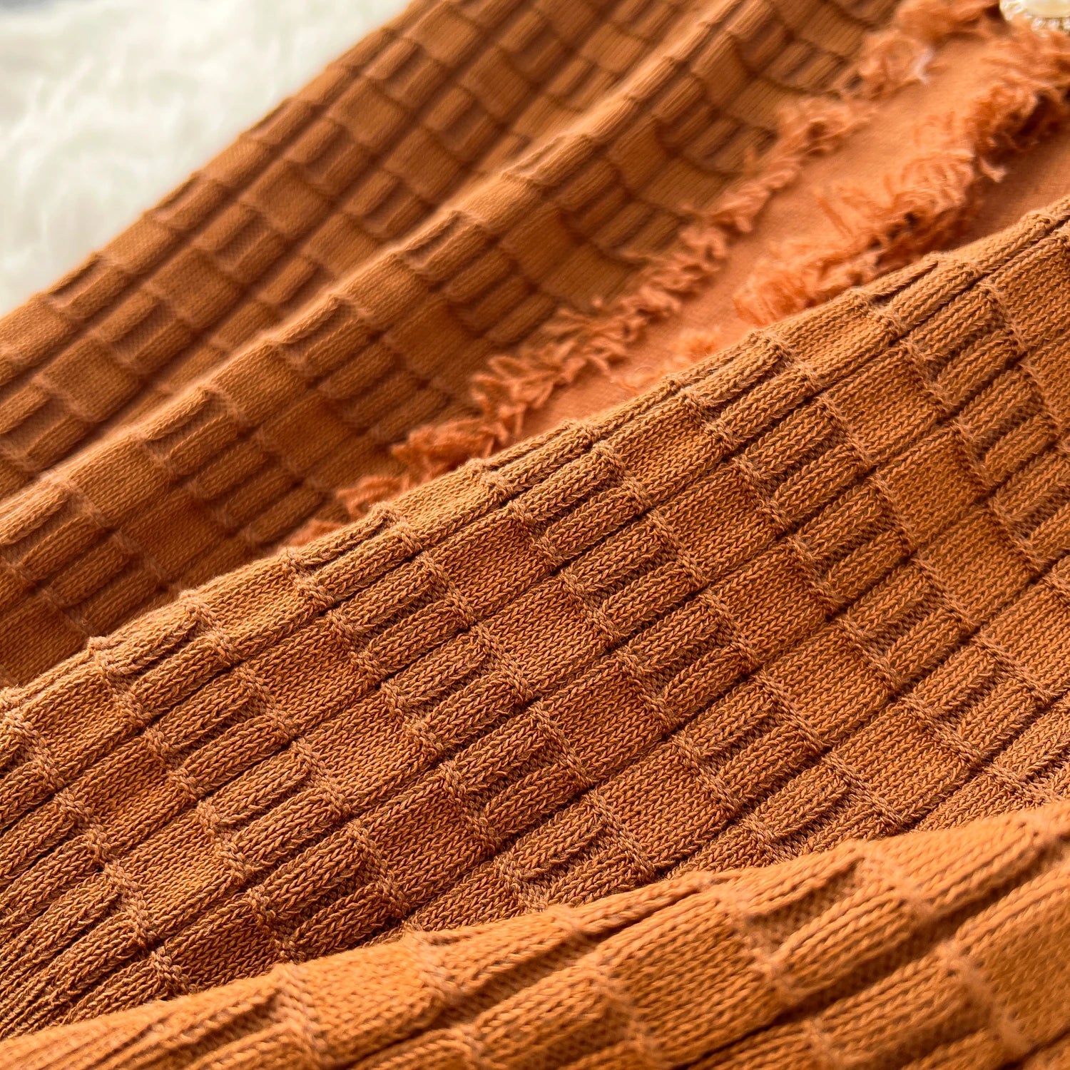 High Quality Elastic Knitted Vintage Long Sundress