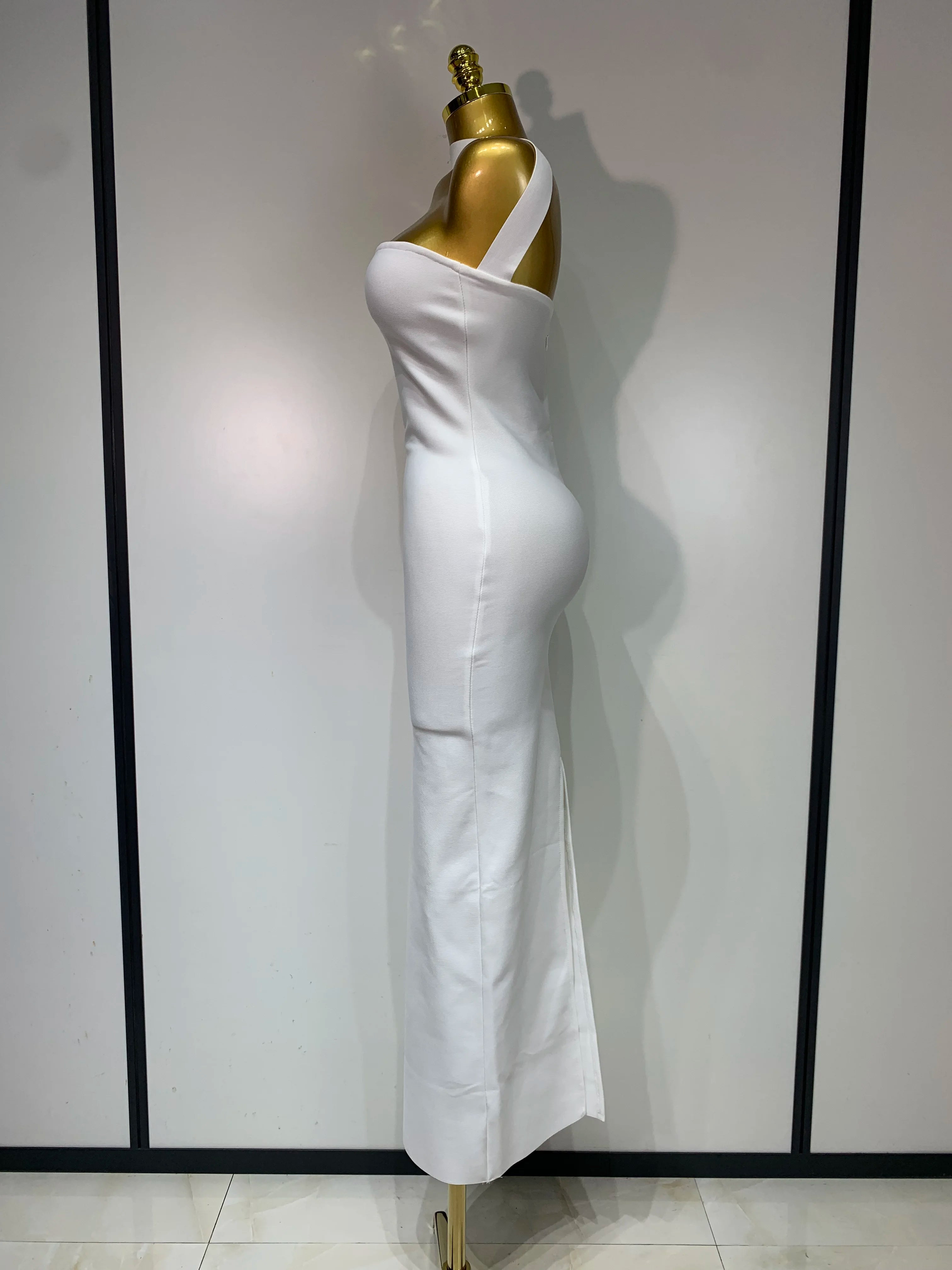 Backless Bodycon Bandage Sleeveless Maxi Long Elegant Luxury Dress