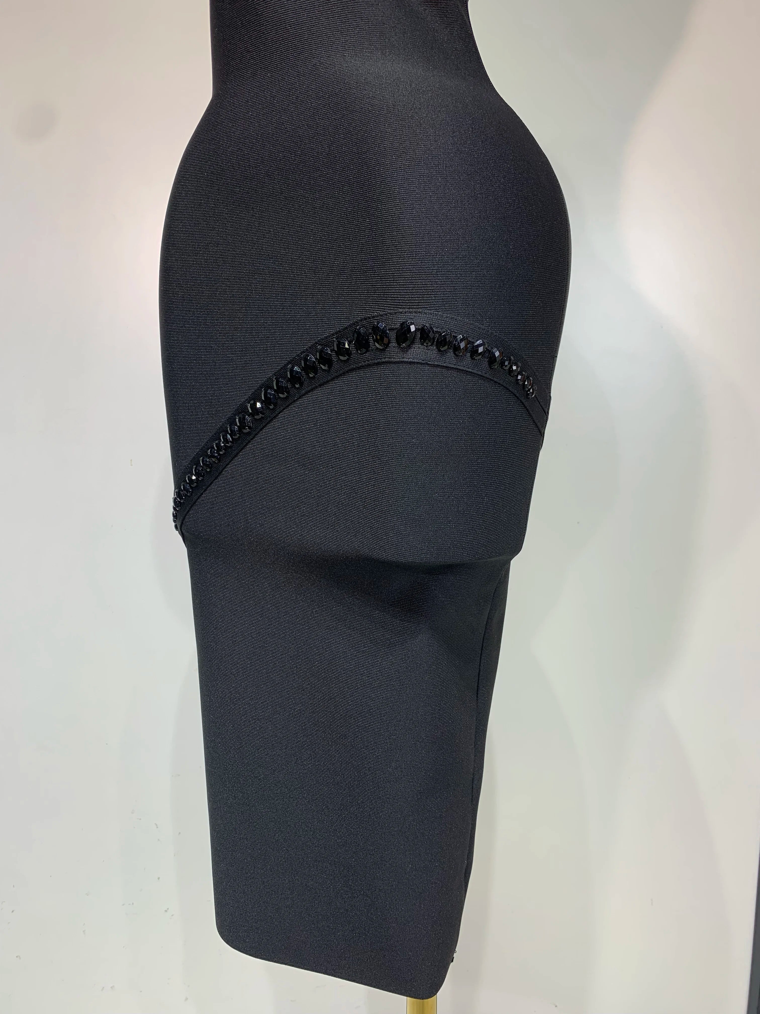 Elegant Bodycon Bandage Luxury Dress