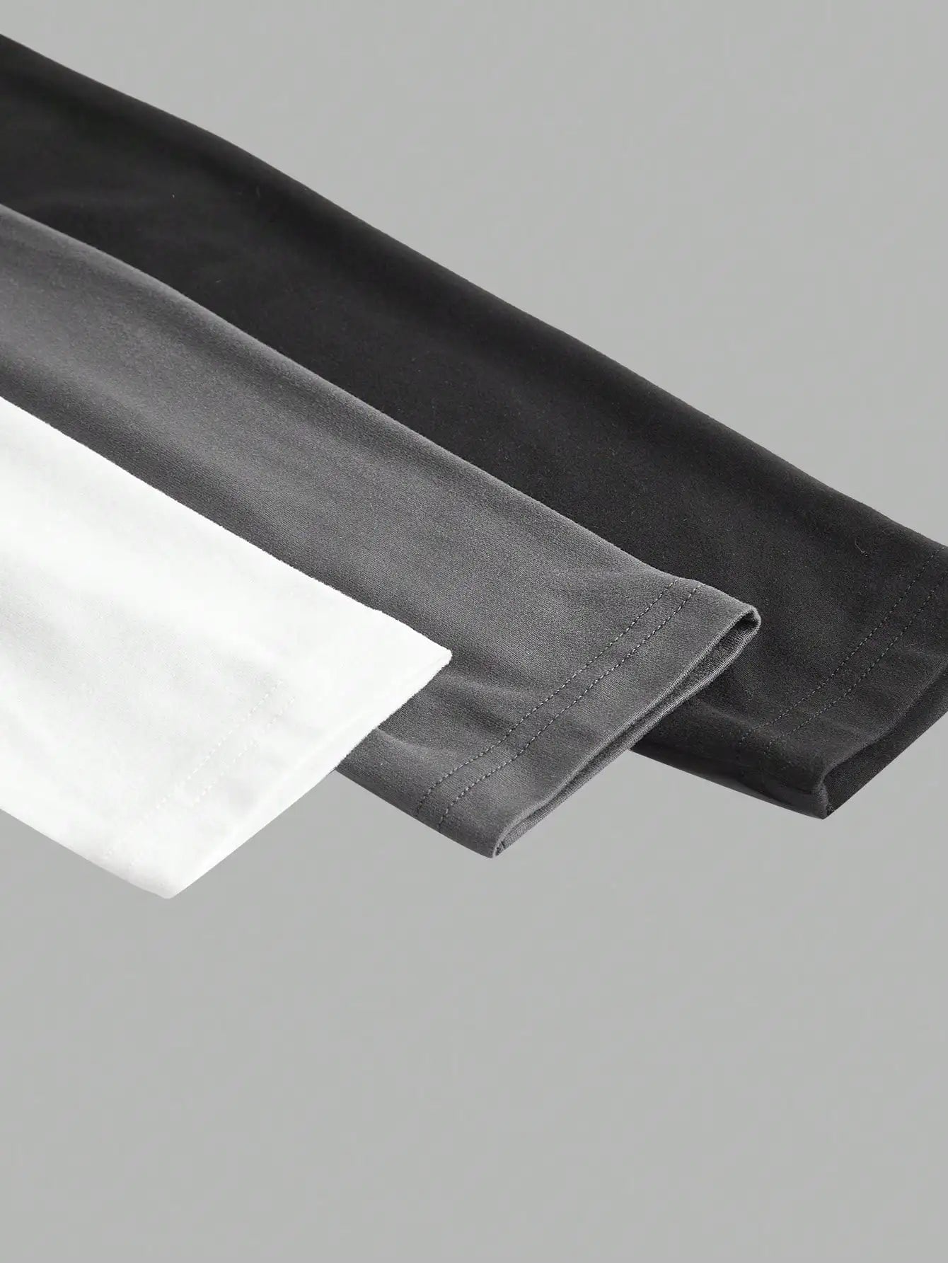 Three Piece Long Sleeve Square Neck  Open Crotch One-Piece Bodysuit