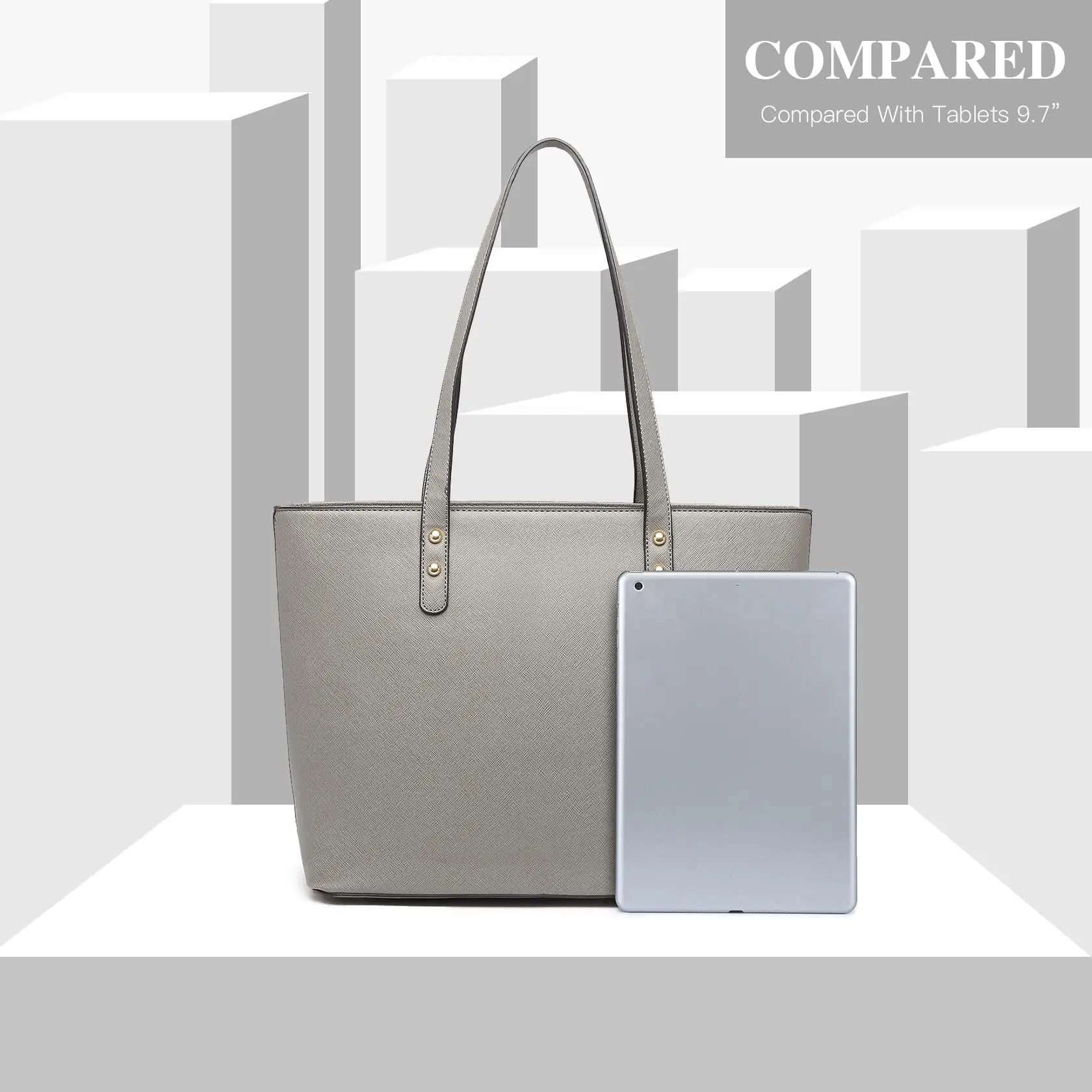 4 in 1 Totes Crossbody PU tote Leather Shoulder Handbag
