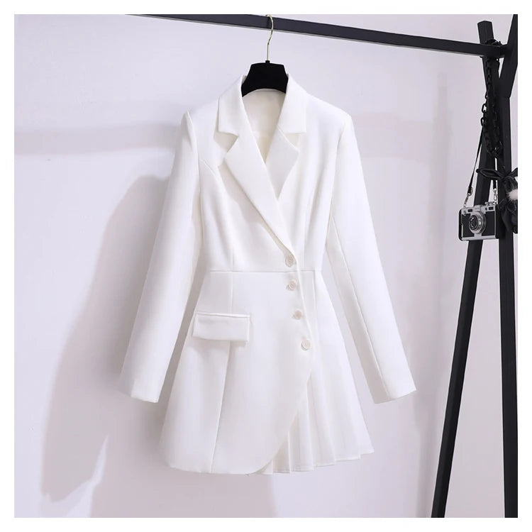 High-end Suit French Fashion High Quality Blazer New Non-ironing Anti-Wrinkle Suit Tunics