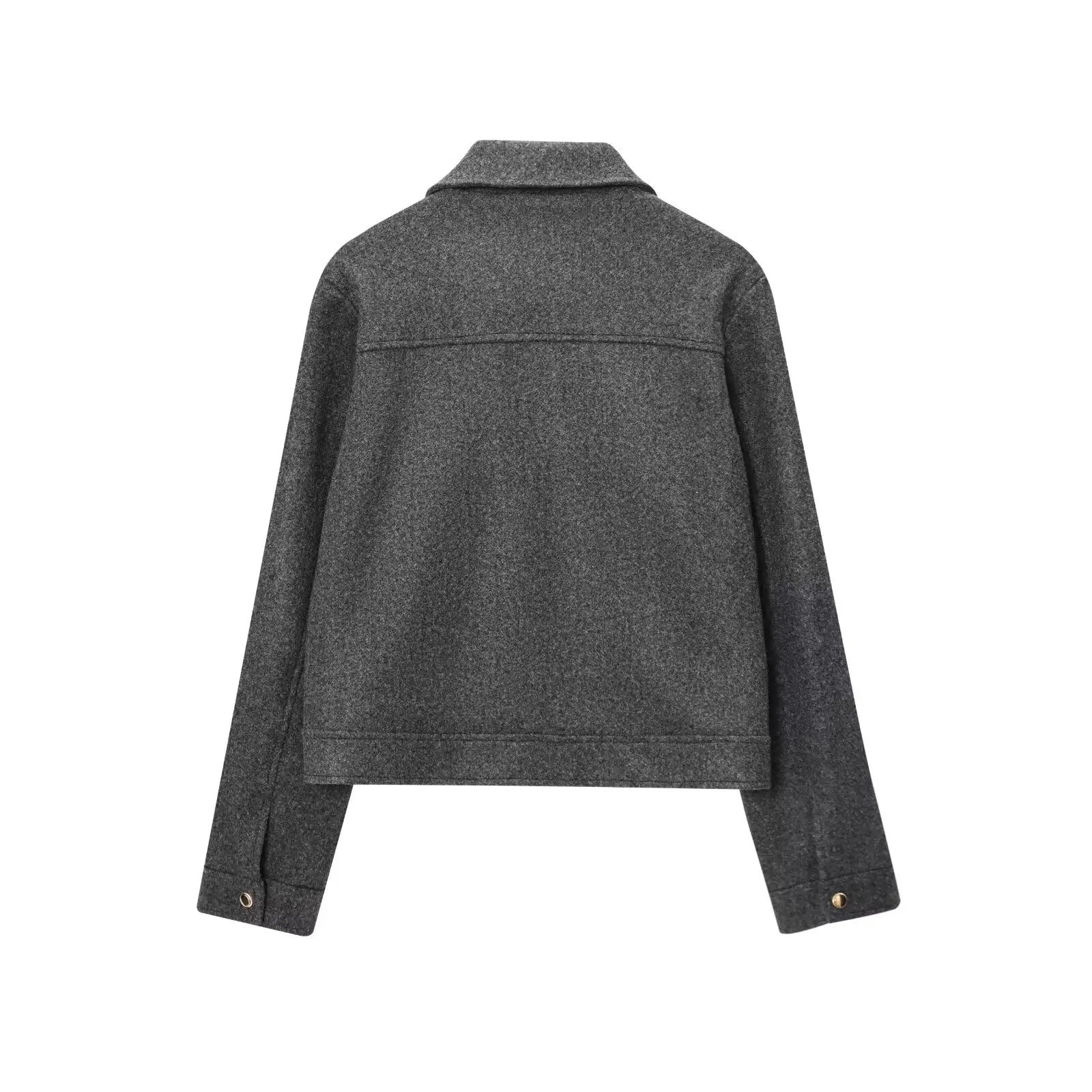 Long Sleeve Regular Fit Single Piece Winter Jacket.
