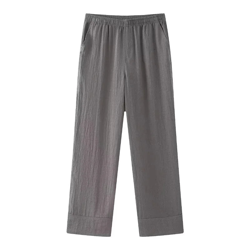 Long Sleeve Vintage Y2k Blouses and Trousers