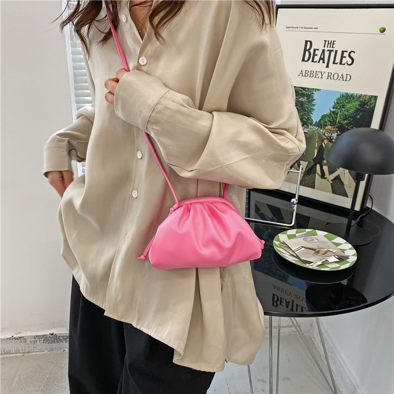 Candy Colors Portable Shoulder Bags