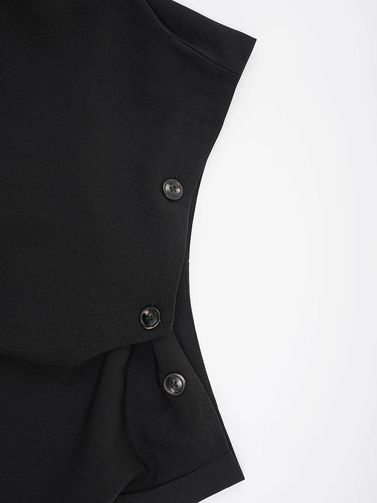 High Waist Irregular Shaped Elegant Midi Half-body Skirt