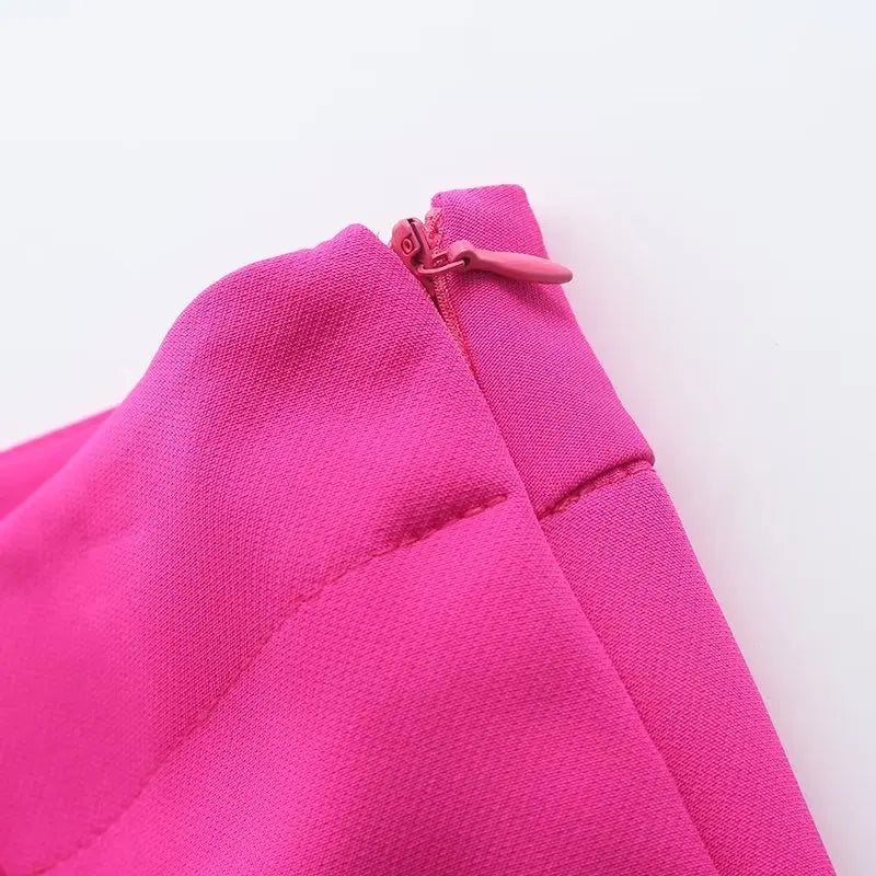 Long Sleeve Belt Bow Blazers Suit Coat Chic Female High Waist Trousers Two Piece Sets