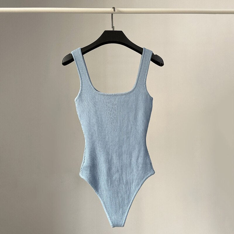 Basic Tank Tops Bodysuit