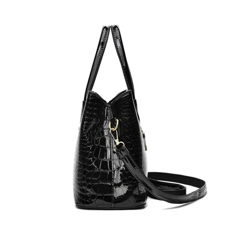 Vintage Pu Leather  Large Capacity Handbags