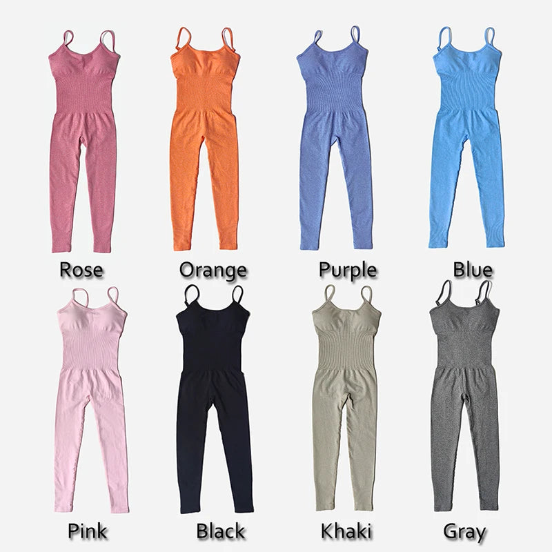 Seamless One Piece Jumpsuits