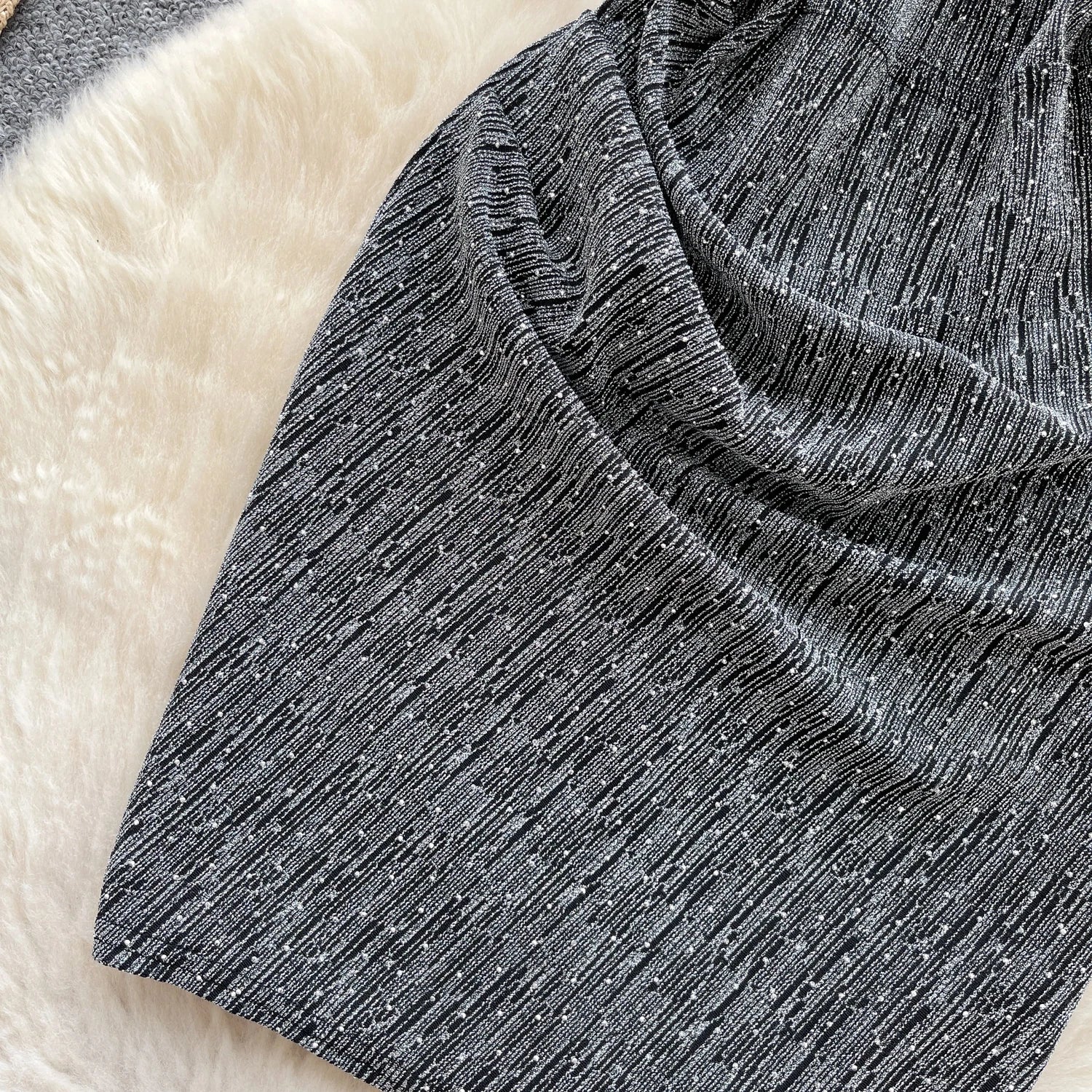 Spaghetti Strap Diamonds Design Backless Dress