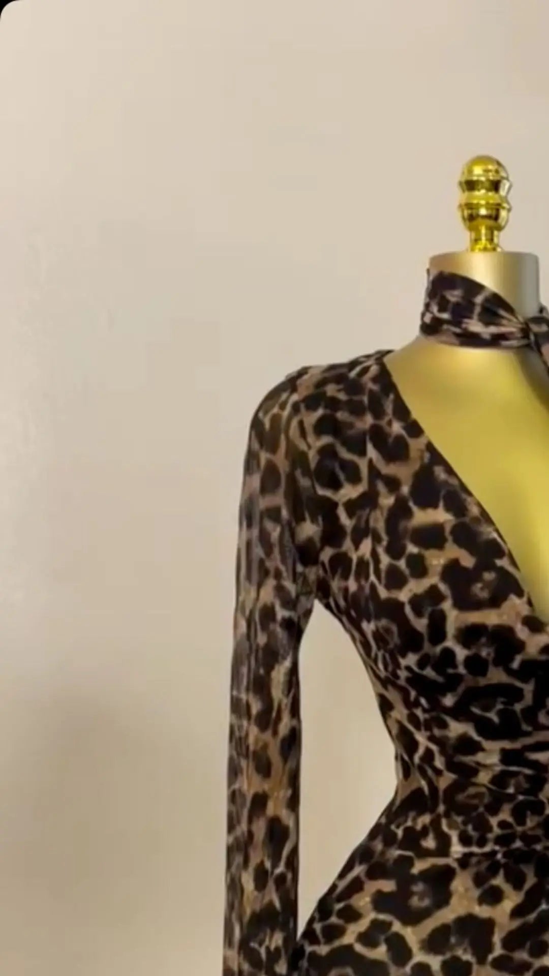 Leopard print Long Maxi Dress