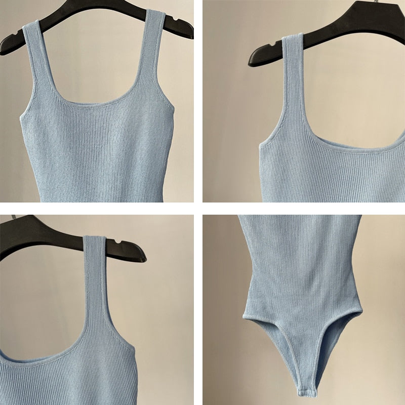 Basic Tank Tops Bodysuit