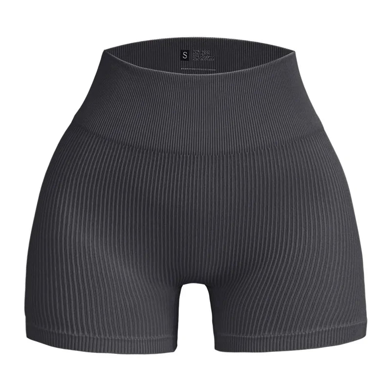 High-waisted Tight-fitting Shorts