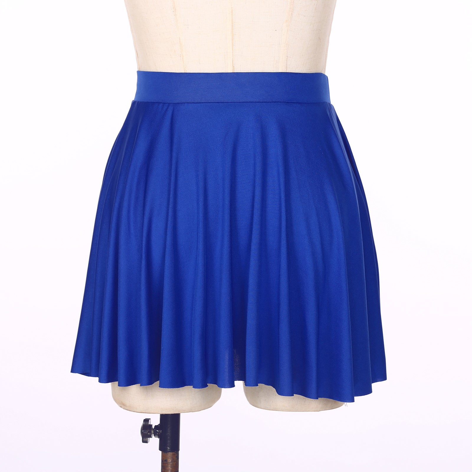 Elastic Waistband Flared Ruffles Skirts