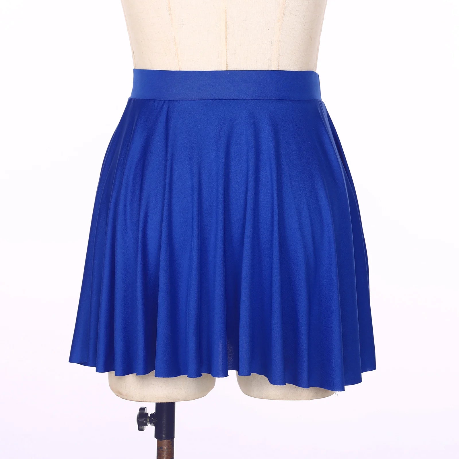 Elastic Waistband Flared Ruffles Skirts