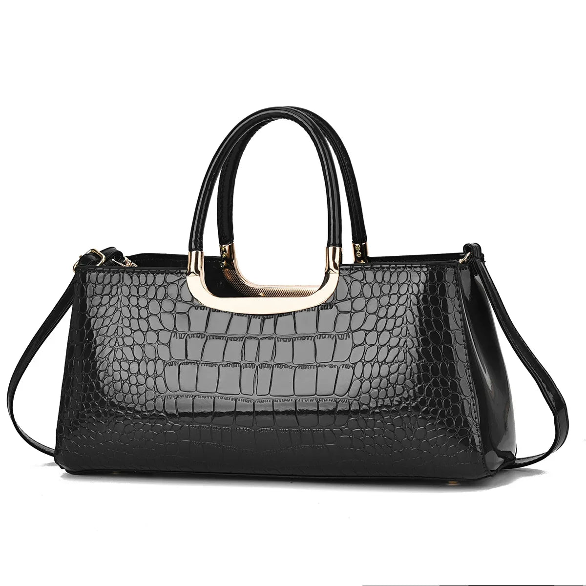 High Capacity PU Leather Crossbody Bag