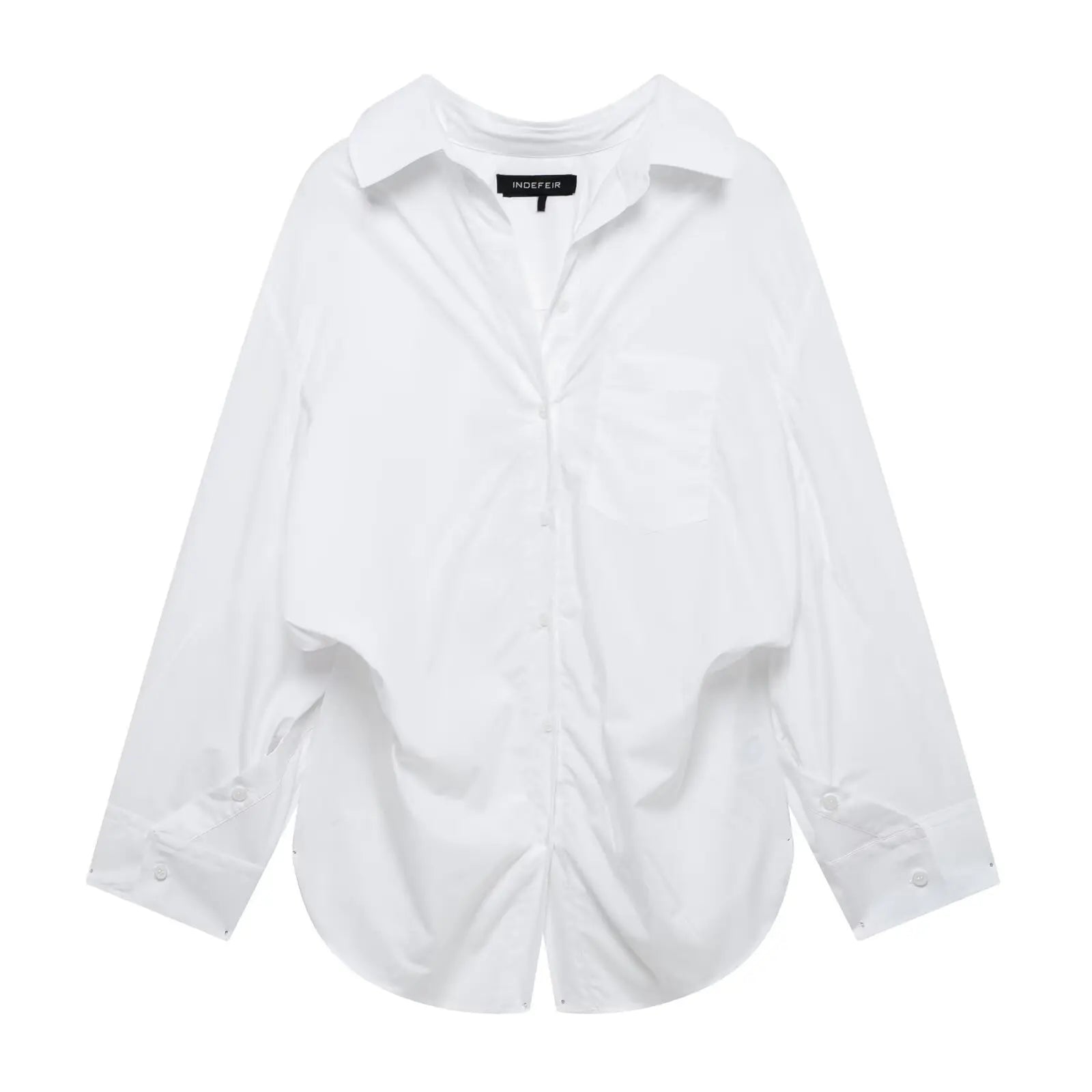 Striped Bat-Sleeve Shirts Casual Shirts